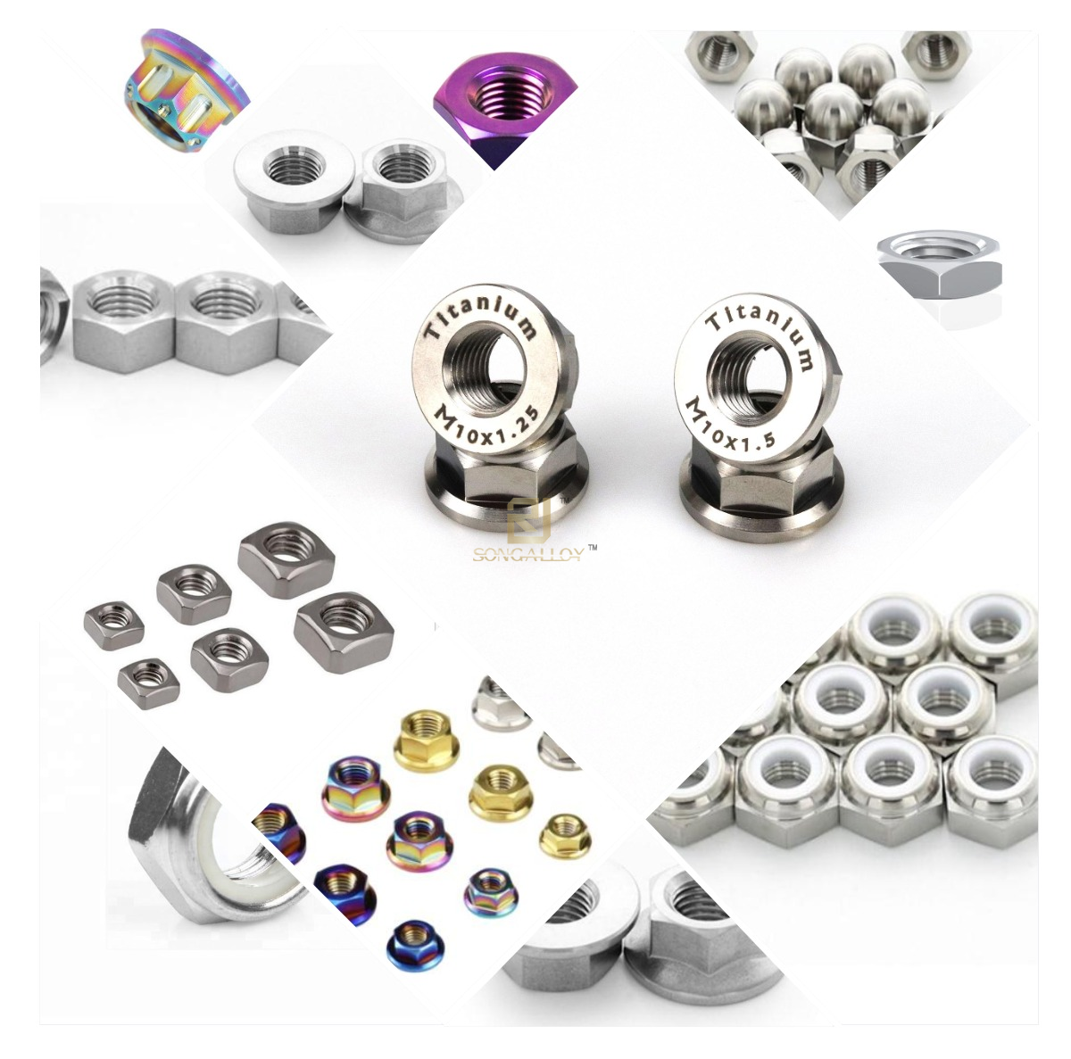 Titanium nuts น็อตไทเทเนียม
