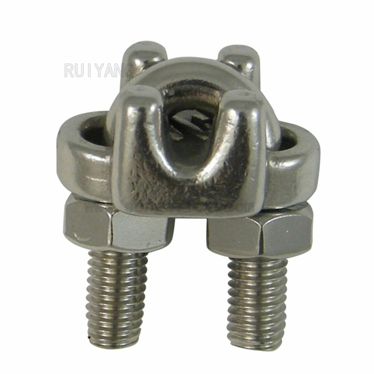 Stainless-Steel-DIN741 Wire Rope Clamp แคลมป์ลวดสแตนเลสสตีล-เดิล 741