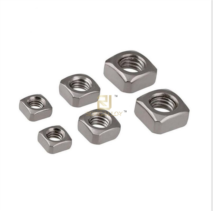 ansi asmeb18-2-2 titanium square nuts ansi asmeb18-2-2 ไททาเนียมสี่เหลี่ยมถั่ว