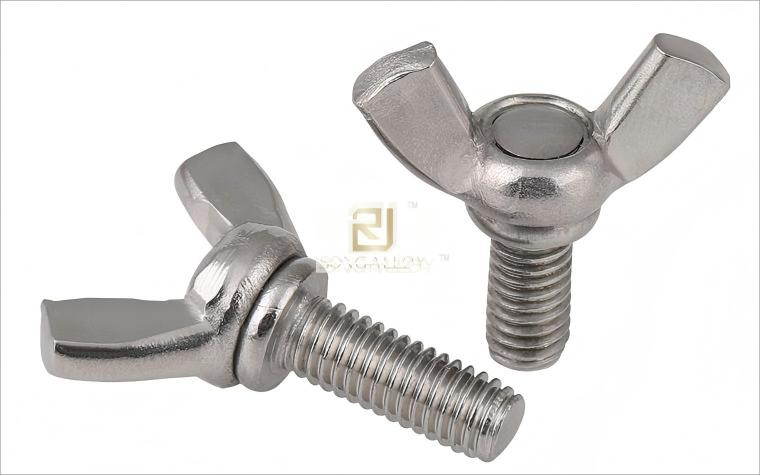 stainless steel wing nuts น็อตปีกสแตนเลส