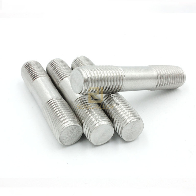 สลักเกลียวสตั๊ดเกลียวคู่แบบกำหนดเอง DIN975