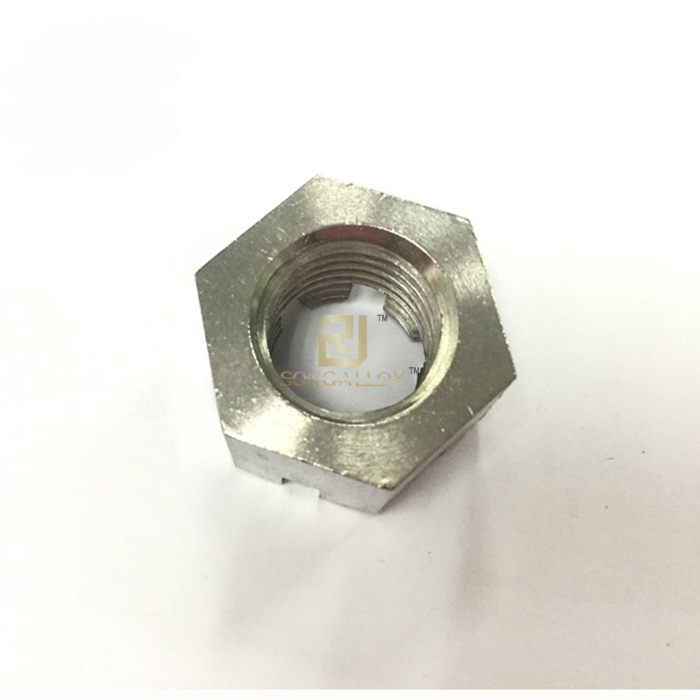 Metric DIN 935 น็อตปราสาท slotted slotted