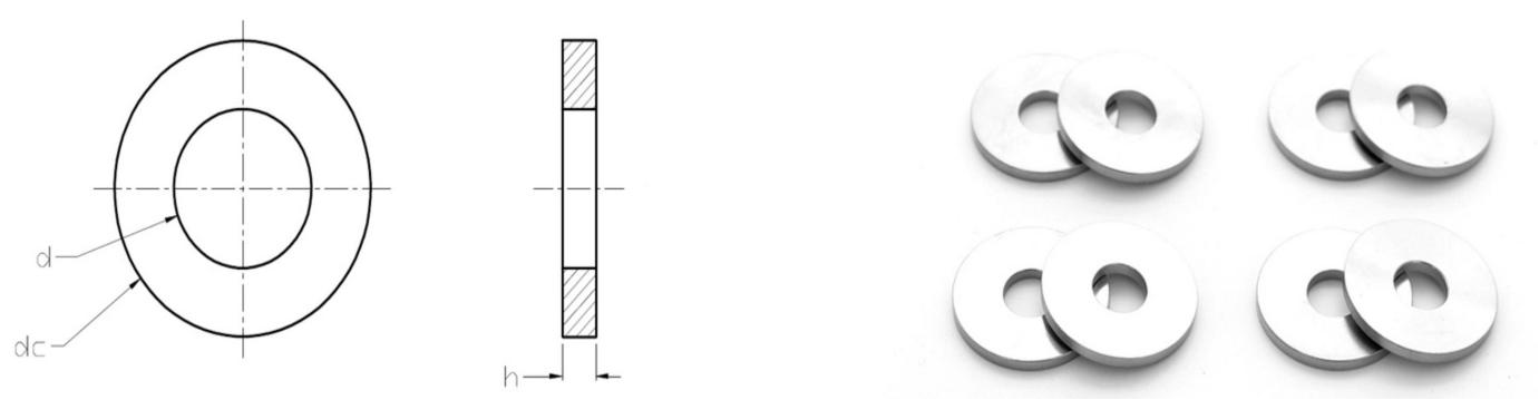 GB/T97.1 Titanium Plain Washers-สินค้าเกรดA 