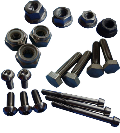 Ansi / asme B18.2.1 ไทเทเนียมอัลลอยด์หกเหลี่ยม Bolts