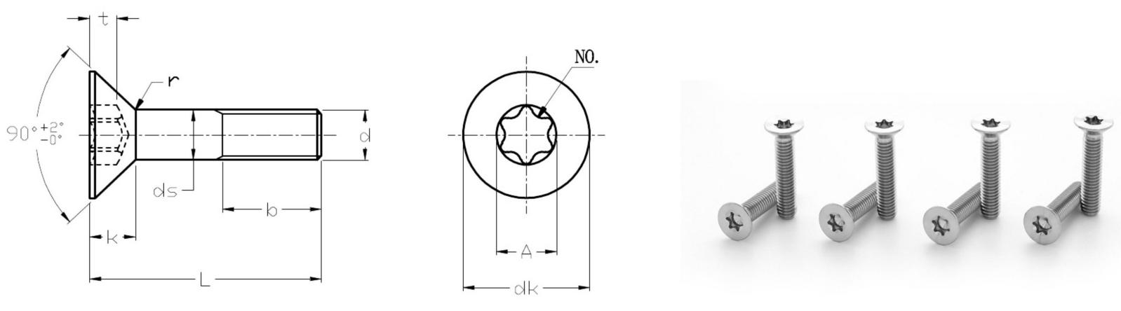 สกรูหัวจมหกเหลี่ยม